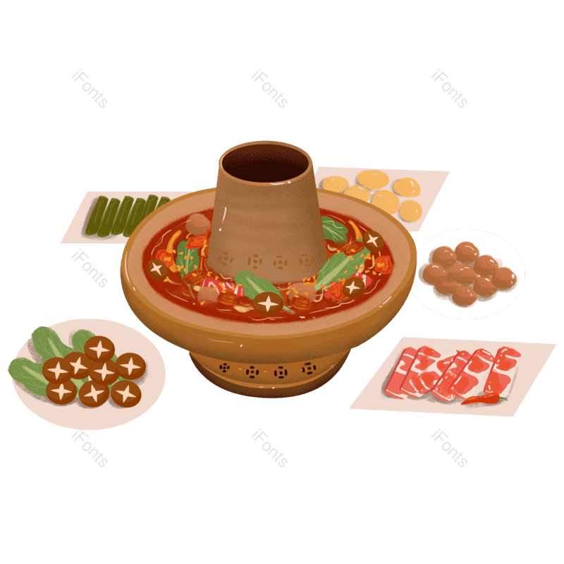 元素图片,火锅元素,美食PNG,美味免抠素材